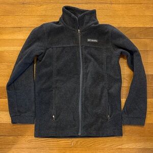 Columbia Charcoal Full-Zip Fleece Jacket